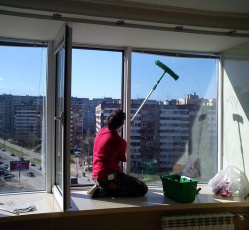 Мытье окон в однокомнатной квартире Саратов